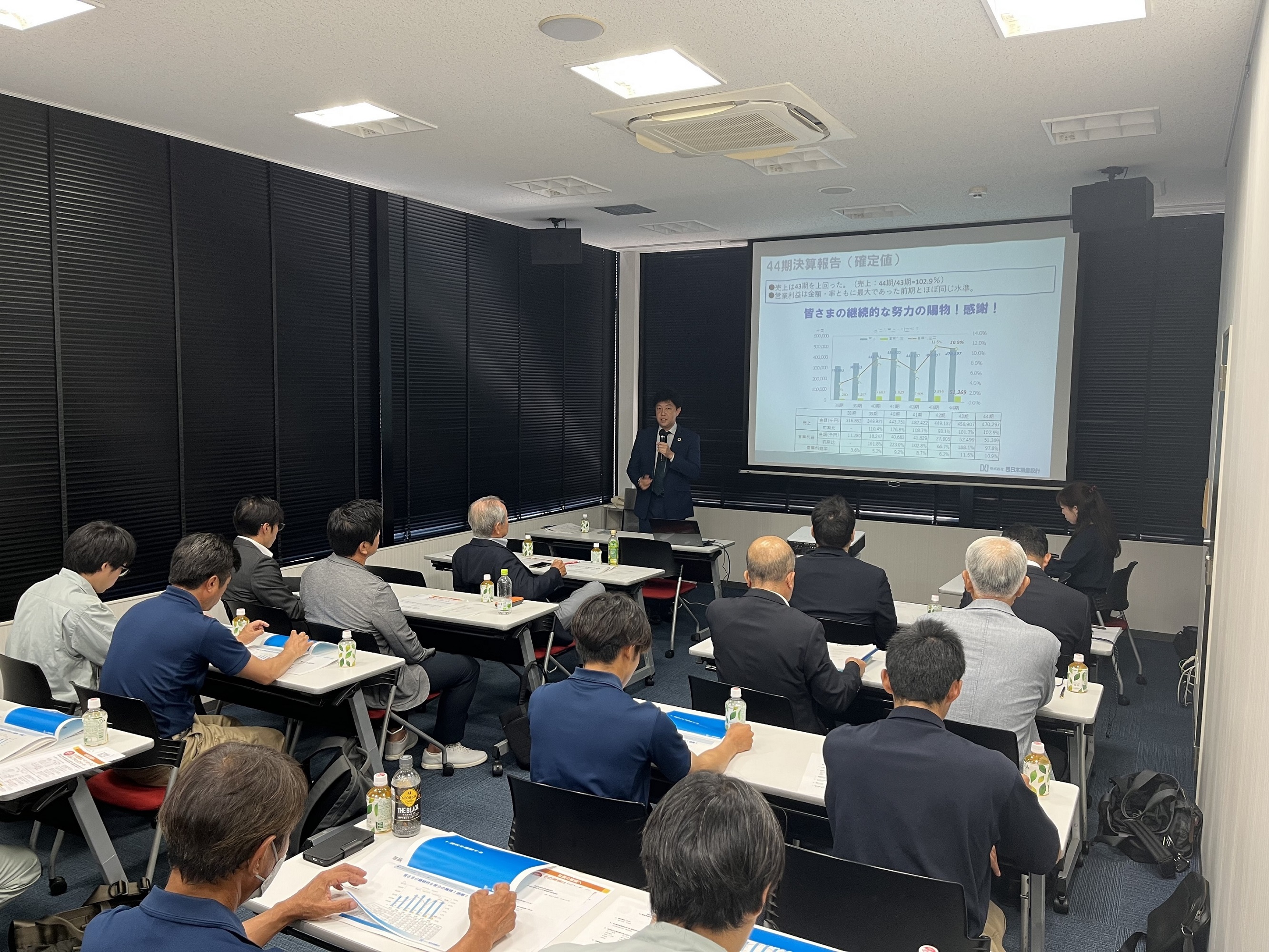 44期決算報告会及び45期期初方針発表会を開催しました！