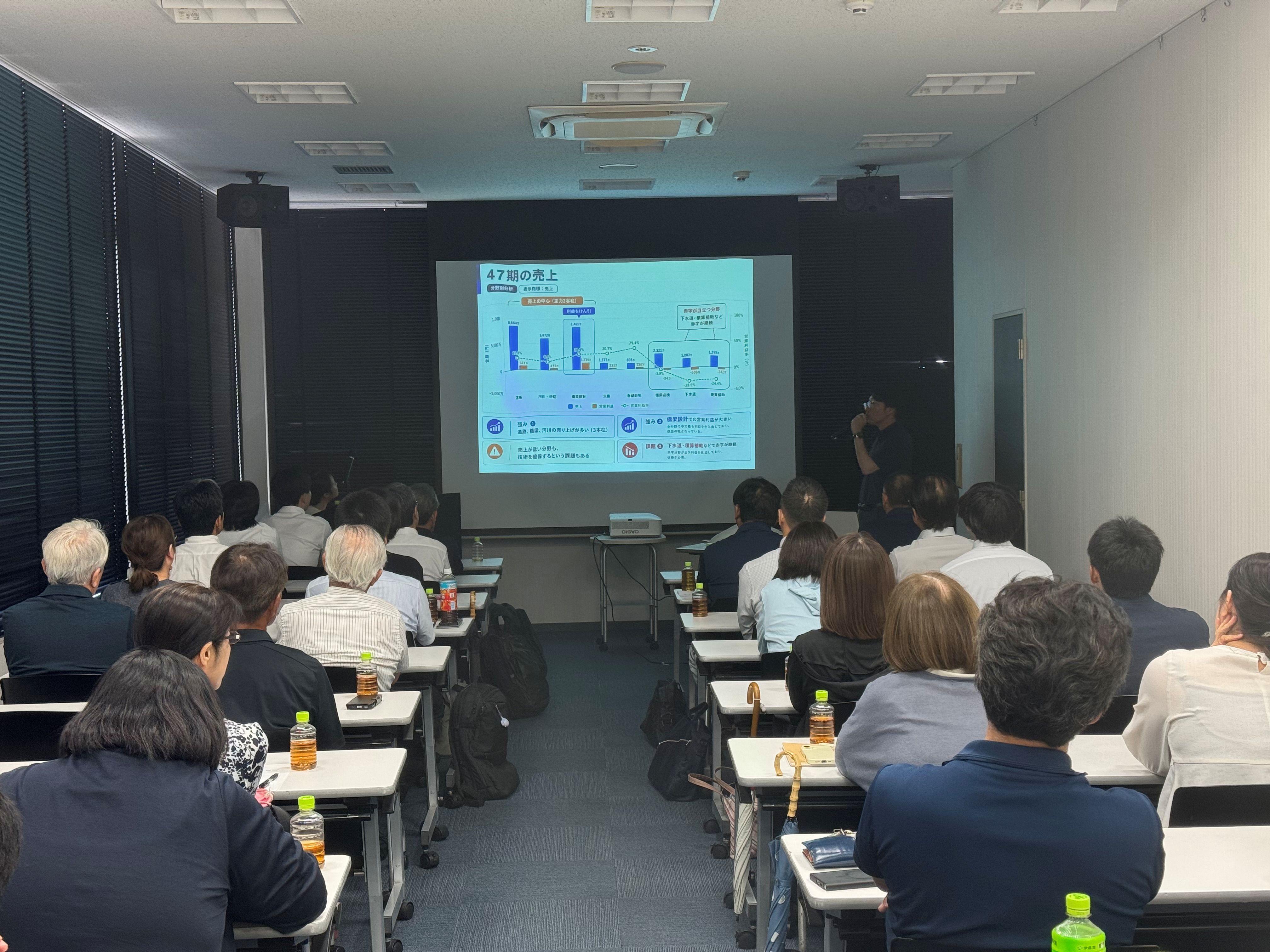 47期決算報告及び48期期初方針発表会を開催しました! ~第二部 決算報告および期初方針発表~